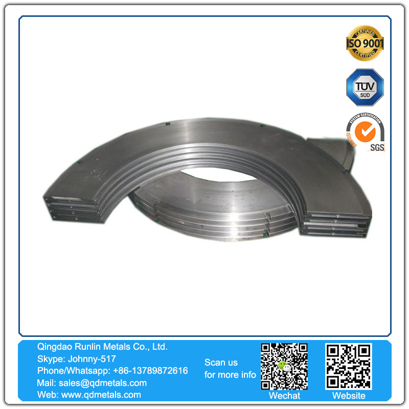 Customized Baffle Plate Wedge Wear Plate Spherical Cast Iron Precoated Sand Casting