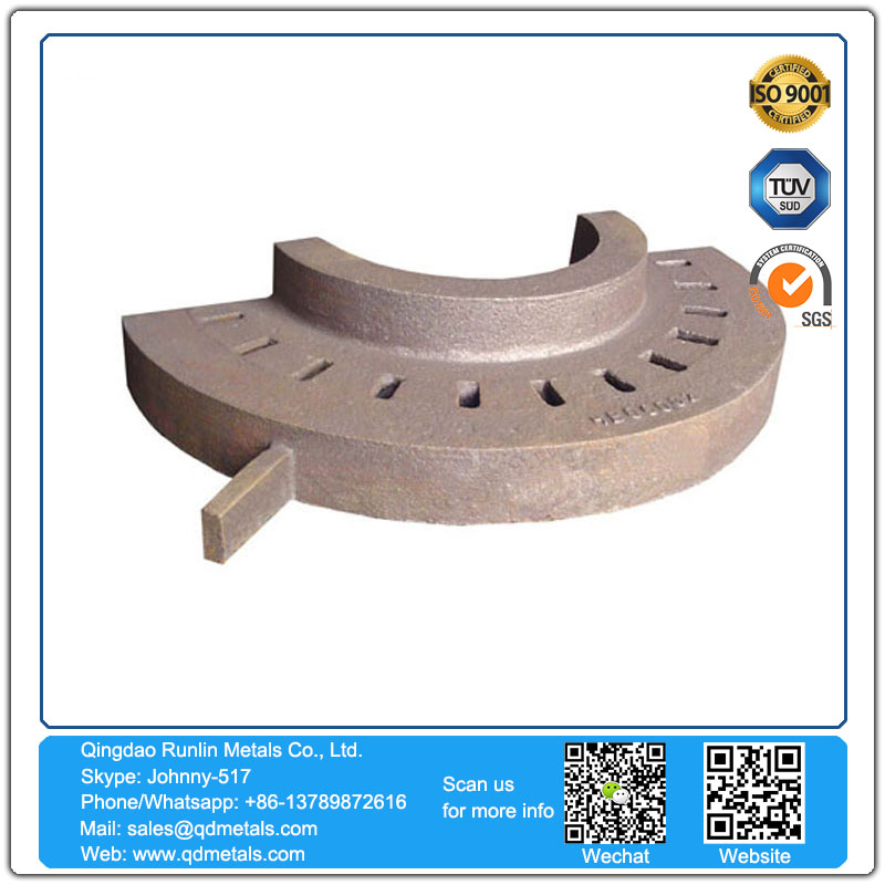 Customized Steam turbine clapboard Spherical Cast Iron Resin Sand Casting