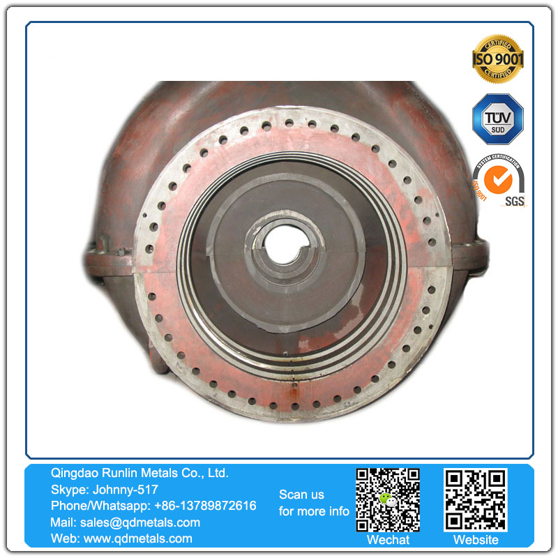 Customized Steam Turbine Front  Cylinder Resin Sand Casting Malleable Iron Assemble