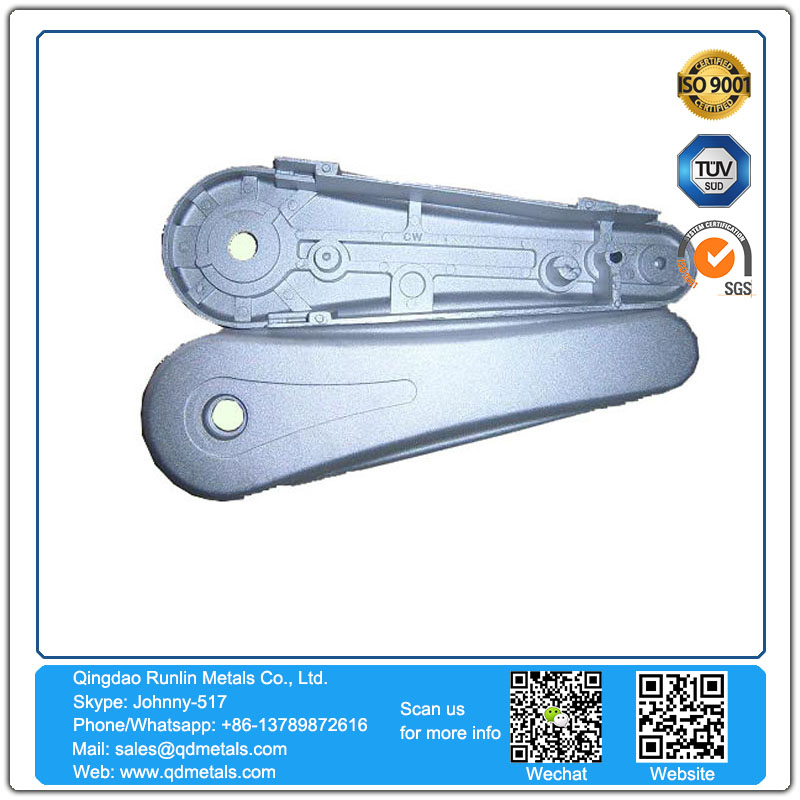 ASTM DIN Standard Aluminium Die Castings Motorcycle Spare Parts  Chain Cover