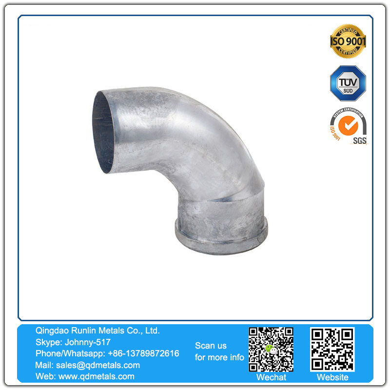 ASTM DIN Standard Aluminium die castings pipe fittings elbow 90 degree