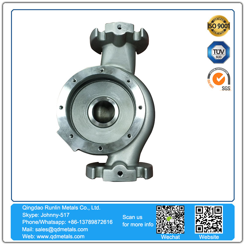 Pump Cover Impeller Housing Custom-made Stainless Steel Investment Casting Oil Pump Housing And Upper Cover