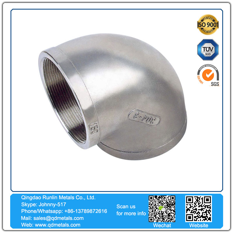 Stainless Steel Fittings Elbow Stainless Steel Material and Casting