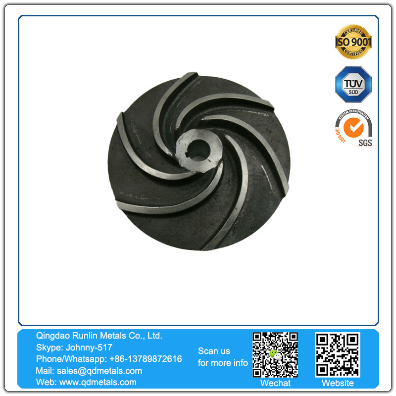 stainless steel investment casting pump impeller