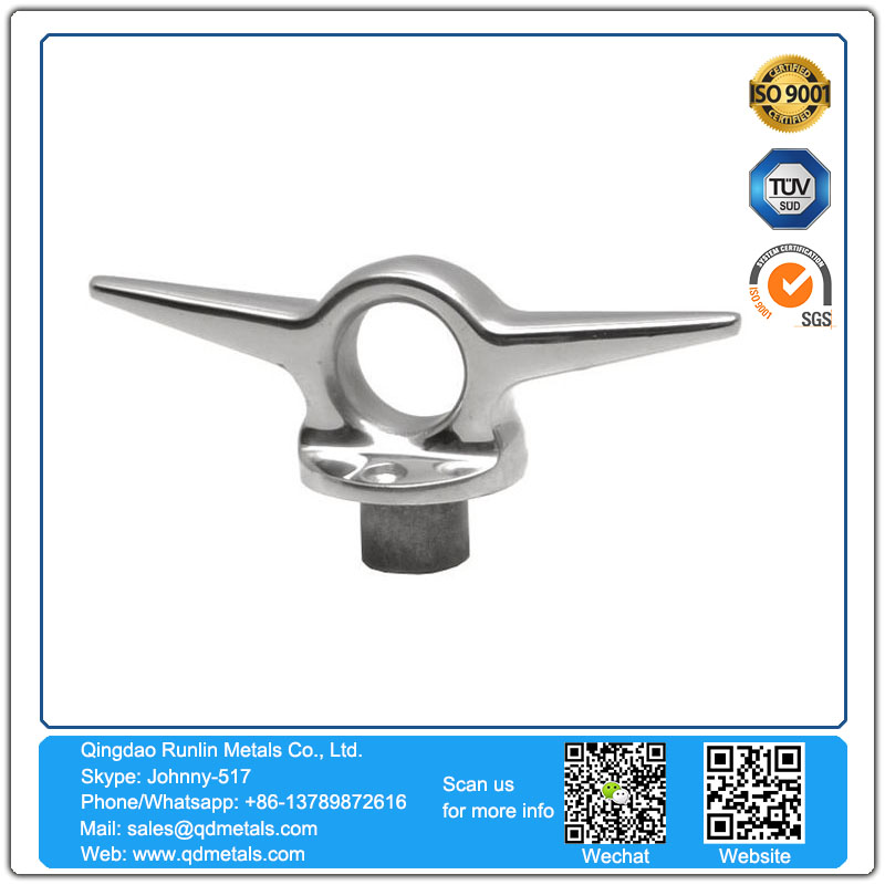 Stainless steel marine accessories investment casting polishing marine yacht part