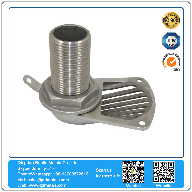Stainless steel marine accessories investment casting polishing Water outlet