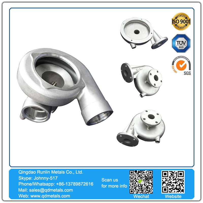 Stainless steel precision cast turbine housing OEM Investment Casting Stainless Steel Parts