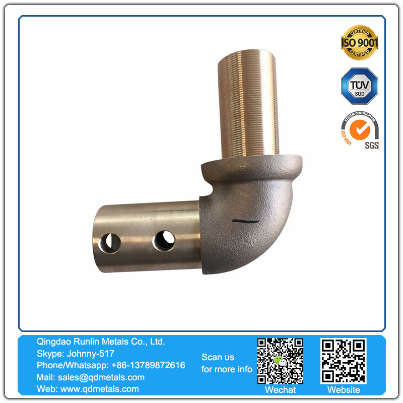 TS 16949 C 83600 bronze casting auto parts with turning finish actory Custom Professional Investment Casting