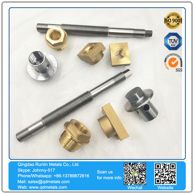 Precision CNC Machined Stainless Steel and Brass Parts Custom Hot Forged Alloy Steel
