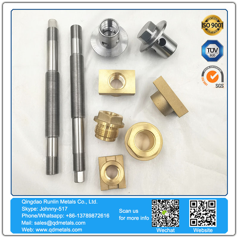 Precision CNC Machined Stainless Steel and Brass Parts OEM Stainless Steel Die Casting Parts