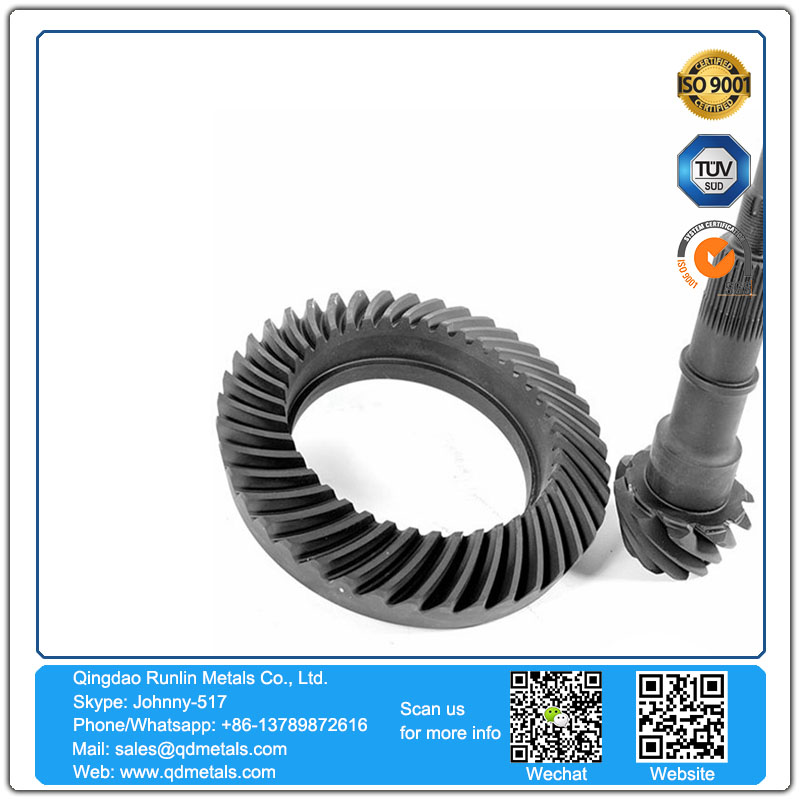 Precision oem steel cnc machining shaft and gear aluminum spare parts machining services