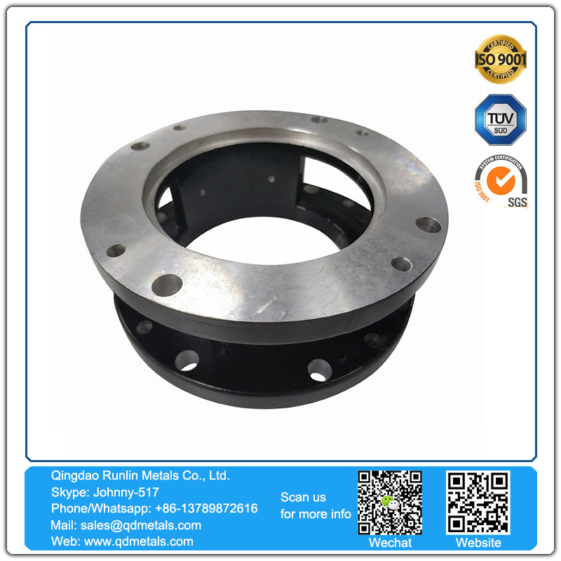 QT450-10 ductile iron casting pump parts and frame brass casting and machining precision