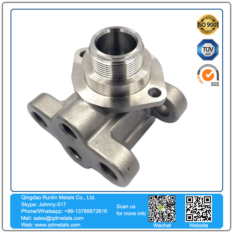 Stainlesscarbon alloy steel pressure precision metal investment casting foundry Custom CNC Machining Service