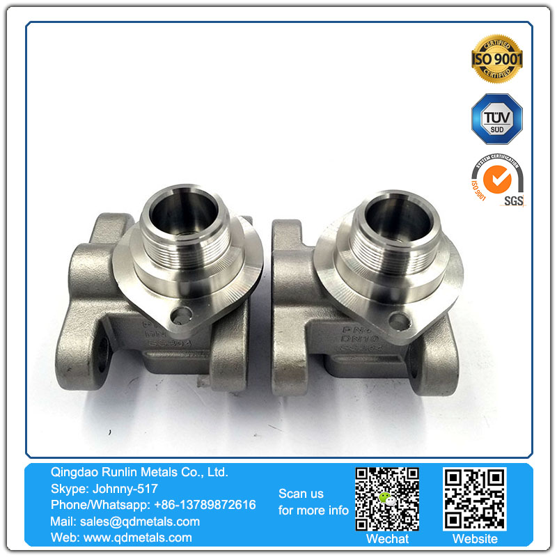 Stainlesscarbon alloy steel pressure precision metal investment casting foundry OEM CNC Machining service mechanical
