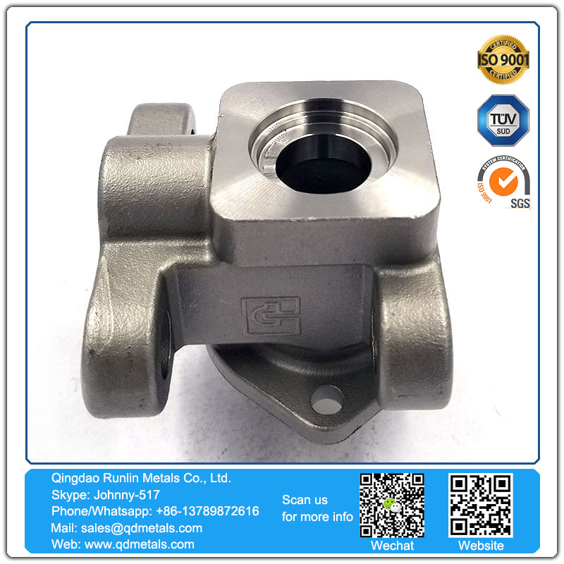 Stainlesscarbon alloy steel pressure precision metal investment casting foundry