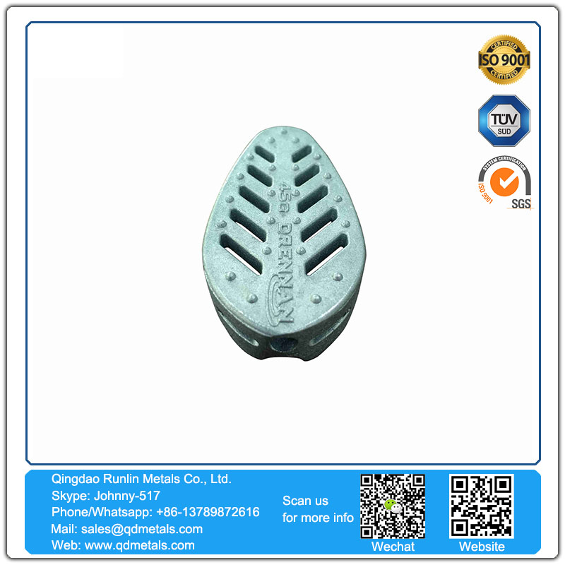 Metal mold hot chamber aluminum alloy die casting Cheap price outdoor street painting aluminum die casting part