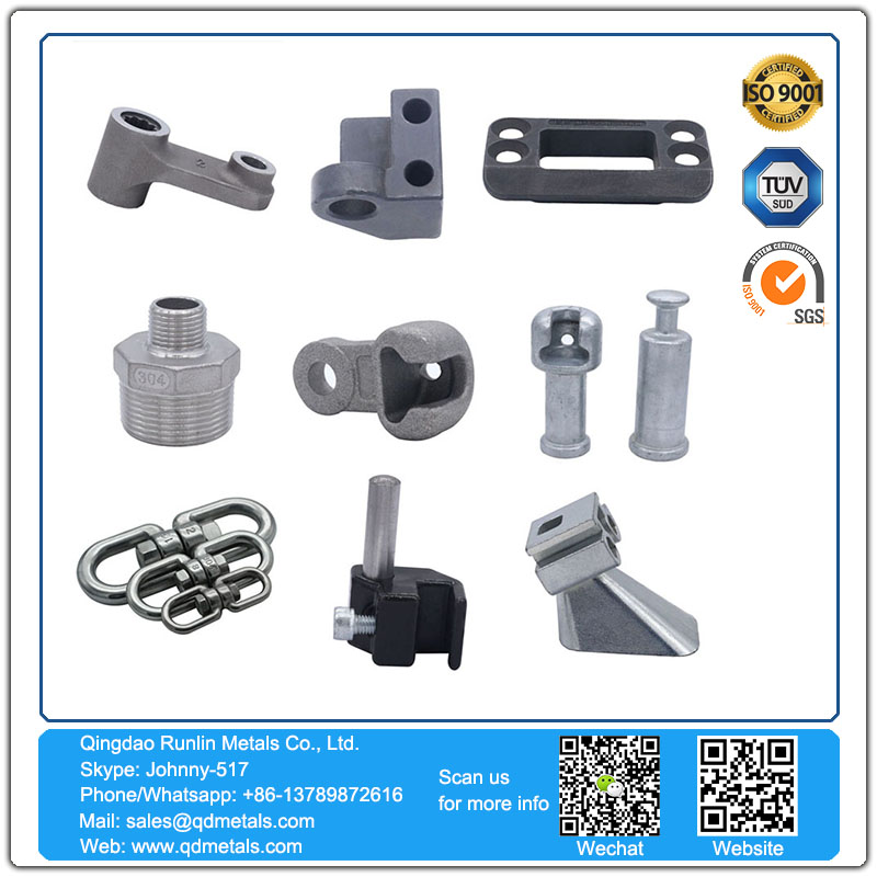 Stainless Steel Carbon Steel Pump Part Made by Lost Wax Casting Investment casted stainless steel part